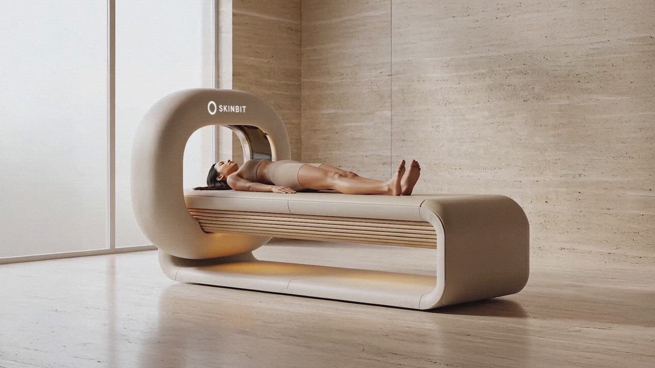 The SkinBit scanner in use